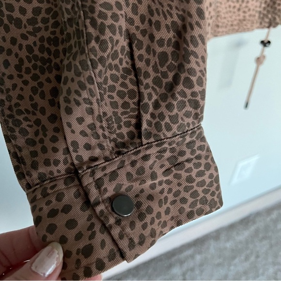 NWOT Rails Tennessee Jacket Tawny Spots Brown Casual Women’s Large - Picture 8 of 14